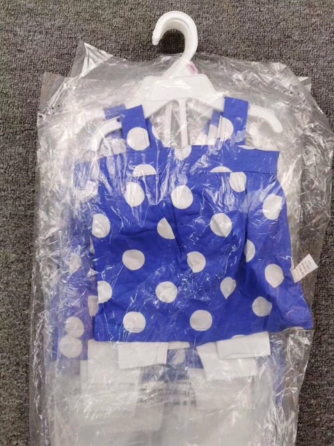 ❤️❤️ Set bé gái 2 dây chấm bi xanh xuất xịn