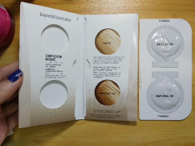 Kem nền dưỡng da BareMinerals Complexion Rescue 0.8ml