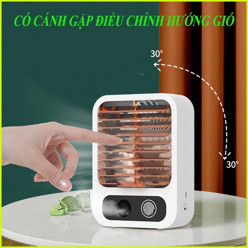 Quạt phun sương tích điện mini Nâng cấp hè 2021