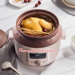 Nồi nấu cháo chậm Bear 2L/3L/4L