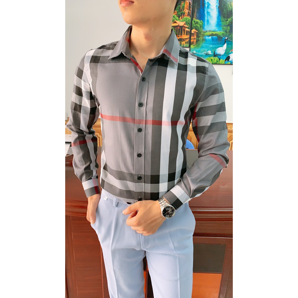 Áo sơ mi nam caro CAO CẤP (ẢNH THẬT) #8