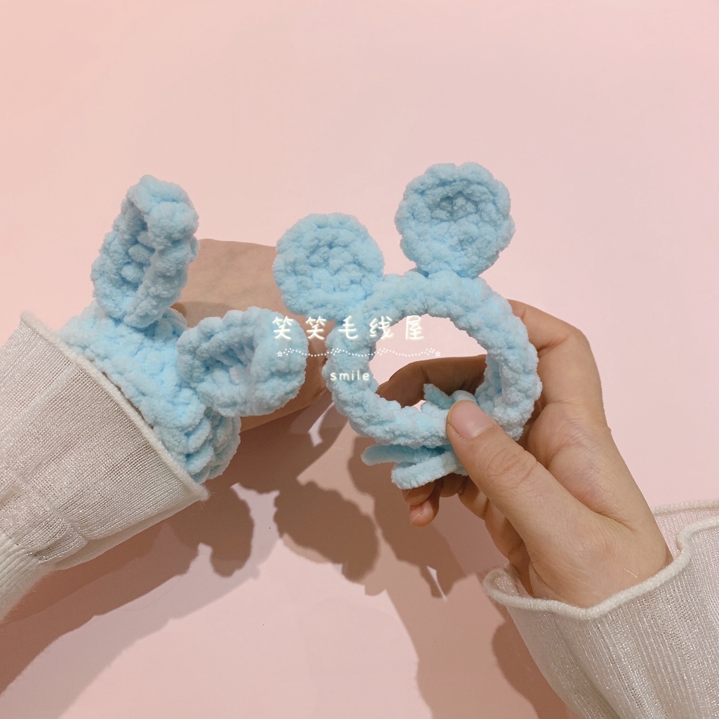 (Set Nguyên Liệu - Thành phẩm) Vòng đeo tay đan len đáng yêu xinh xắn dành cho cặp đôi