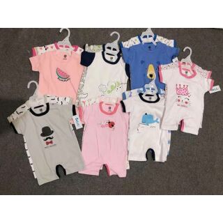 Combo 10 body đủ hình cho bé sơ sinh 0-3m