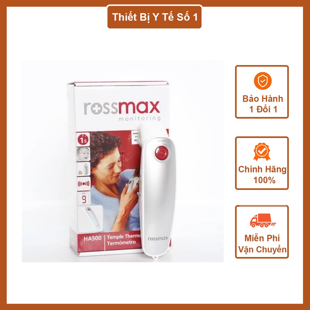 [CHÍNH HÃNG] Nhiệt kế y tế điện tử đo trán RossMax HA500