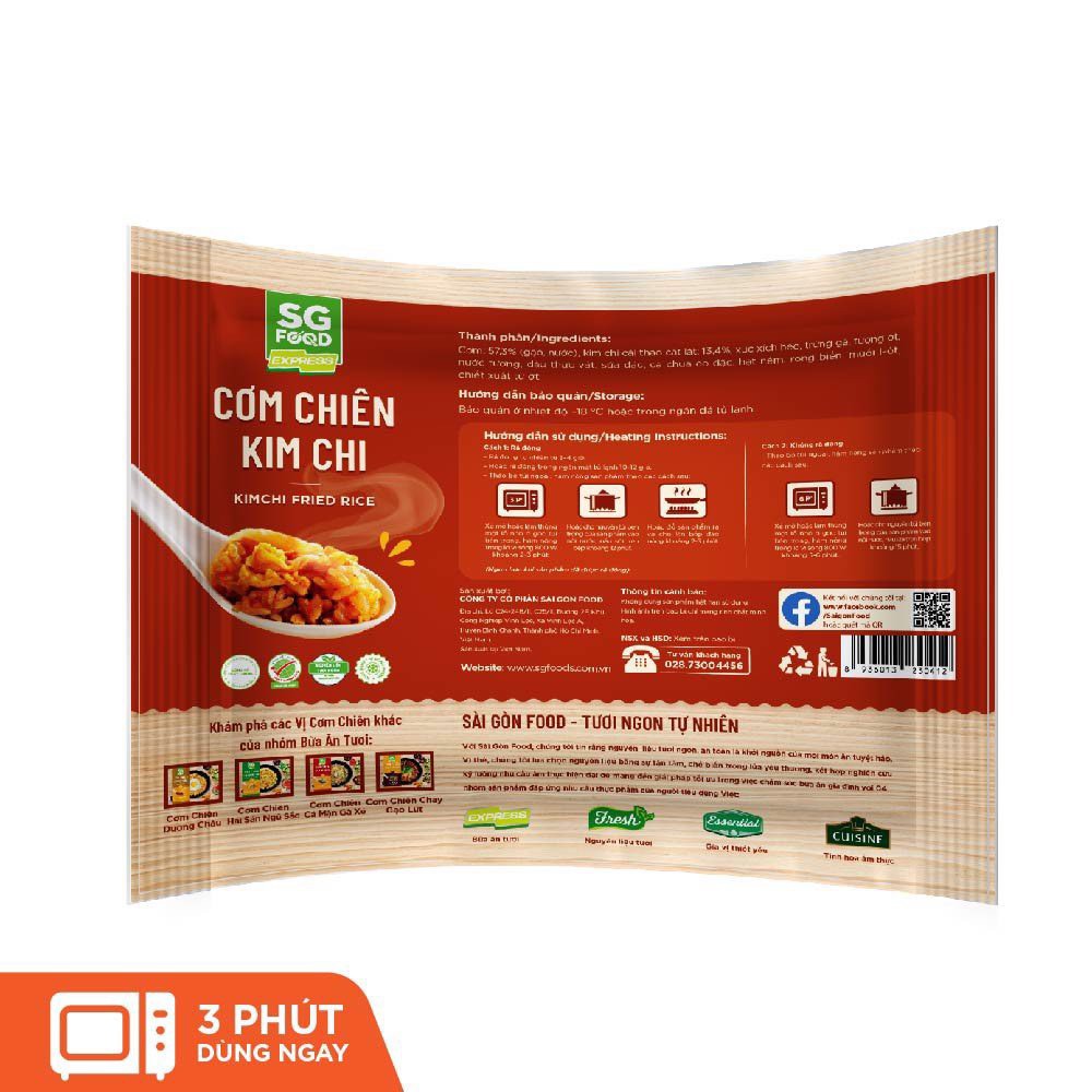 Cơm chiên kim chi sài gòn food 200g