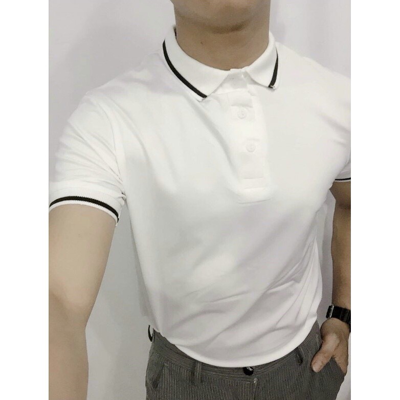 [HÀNG CAO CẤP] Áo Thun Nam POLO có cổ tay ngắn cao cấp cổ bẻ có viền