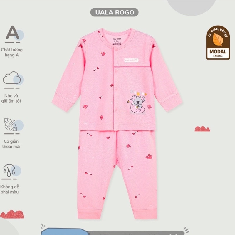 Bộ Quần Áo Cài Giữa Uala Rogo UR 3632