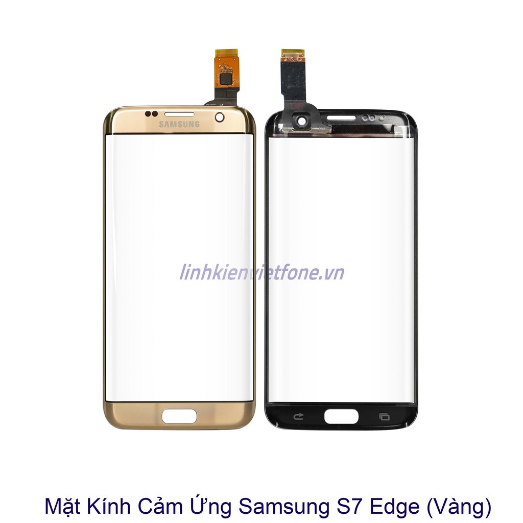 Mặt kính cảm ứng ép kính ss S7 edge ZIN