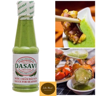 Muối chanh ớt xanh Dasavi 260g, Chấm, ướp, trộn gỏi hải sản, thịt gà, thịt bò, thịt heo, trứng cút lộn, trứng vịt lộn,
