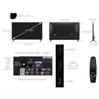 Uy Tín____ HoangHai - Smart Tivi LG 4K 75 inch 75UN7290PTD Giao nhanh , lắp đặt miễn phí đầy đủ Chatluong Uy Tín____