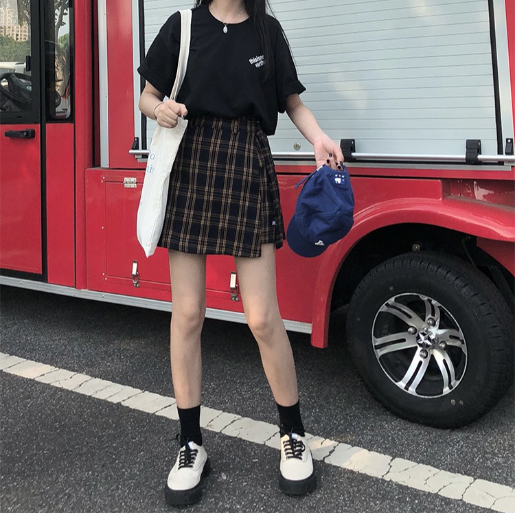 Chân Váy Chữ A Họa Tiết Sọc Ca Rô 26088 Thời Trang Cao Cấp | BigBuy360 - bigbuy360.vn