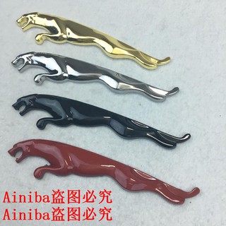Miếng Dán Logo 3d Bằng Kim Loại Trang Trí Cho Xe Hơi Jaguar