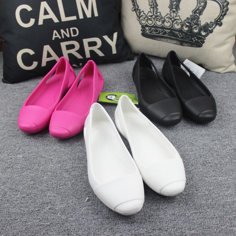 Giày nhựa đi mưa đế bằng siêu nhẹ hàng loại 1