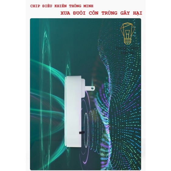Máy Đuổi Ruồi, Muỗi Energy Green Lighting CT-621 - Đuổi Côn Trùng Bằng Sóng Siêu Âm Không Gây Hại Cho Con Người Và Vật N