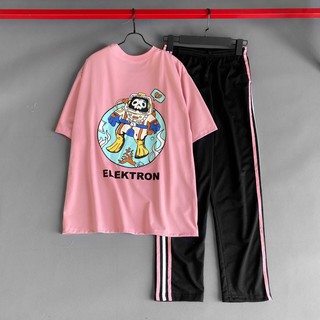Áo Thun Tay Lửng Unisex ELEKTRON
