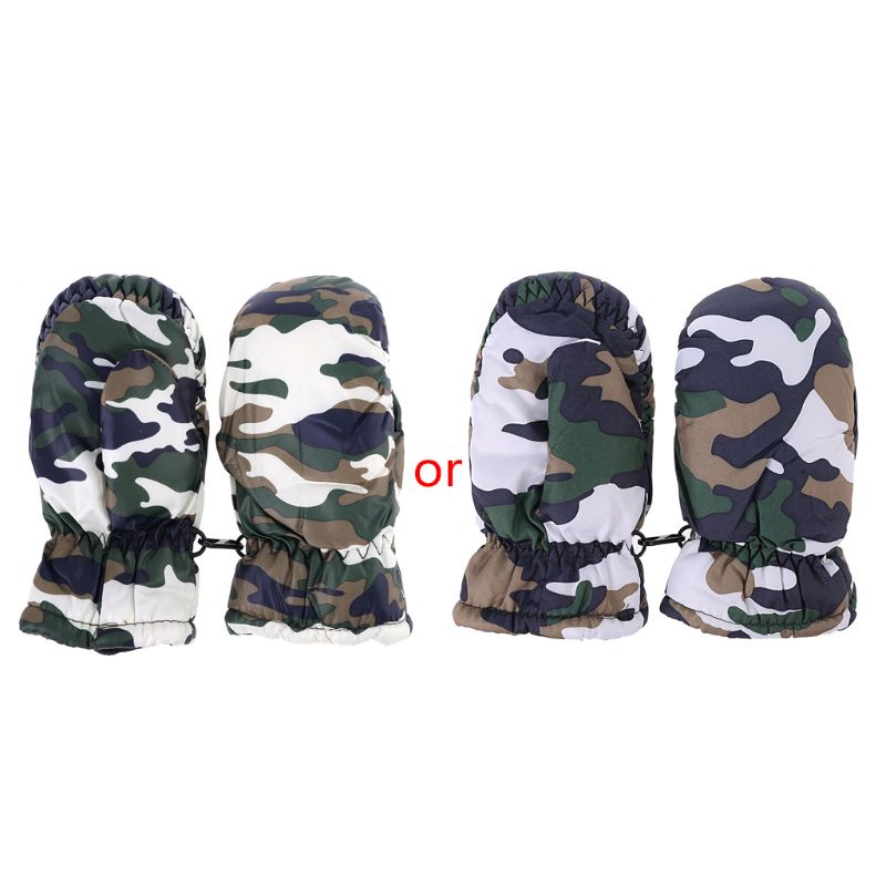 Găng Tay Thể Thao Chống Trượt Chống Gió Chống Nước Giữ Ấm Cho Trẻ Em