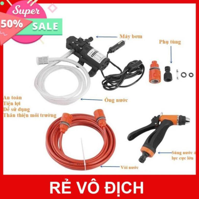 Bộ Máy Bơm Áp Lực Xịt Rửa Xe, Vệ sinh máy lạnh Mini GRO V2