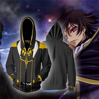 Áo Hoodie In Hình Phim Hoạt Hình Code Geass Rebel Lu Lu Lu 3 D Wei Yi