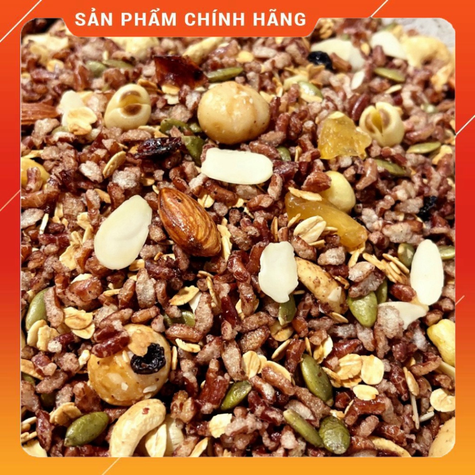 Thanh Gạo Lứt Ngủ Cốc (Rong Biển - Chà Bông) - Granola Bar Túi 250Gr