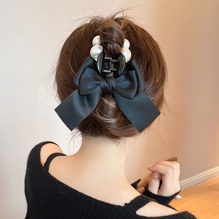 Kẹp Tóc Nơ Lưới Hai Mặt Phong Cách Mới Cho Nữ