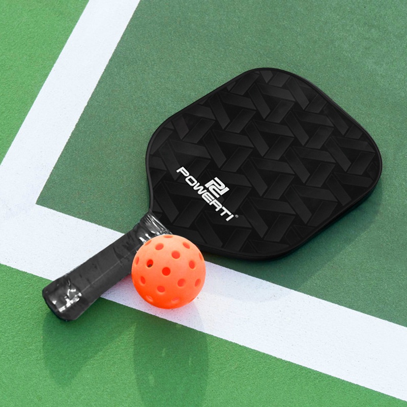 Powerti Vợt Bóng Pickleball Bằng Sợi Carbon Khối Lượng Nhẹ Hình Tổ Ong Xoay