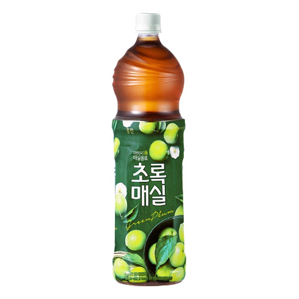 [CHAI 1.5L] Nước Ép Trái Cây Woongjin Chai Lớn 1.5L Ngọt Thanh Có 4 Vị Táo, Đào, Mơ Xanh, Việt Quất