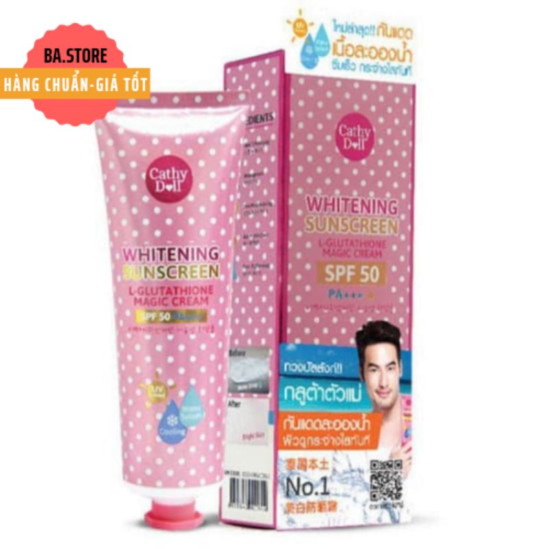 Kem Chống Nắng Make Up Whitening Cathy Doll Thái Lan 138ml