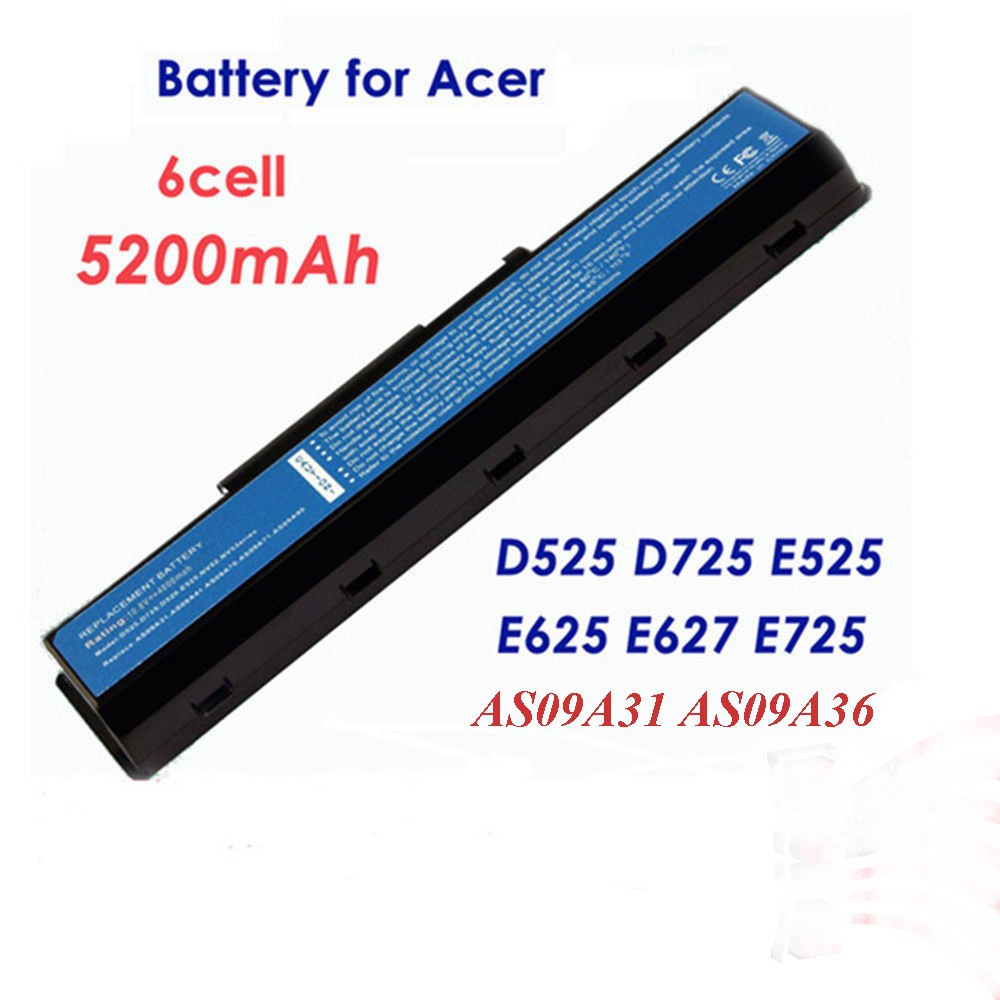 Pin laptop Acer D525, D725, 5740G, 4736Z - 5200mAh, 6 Cells