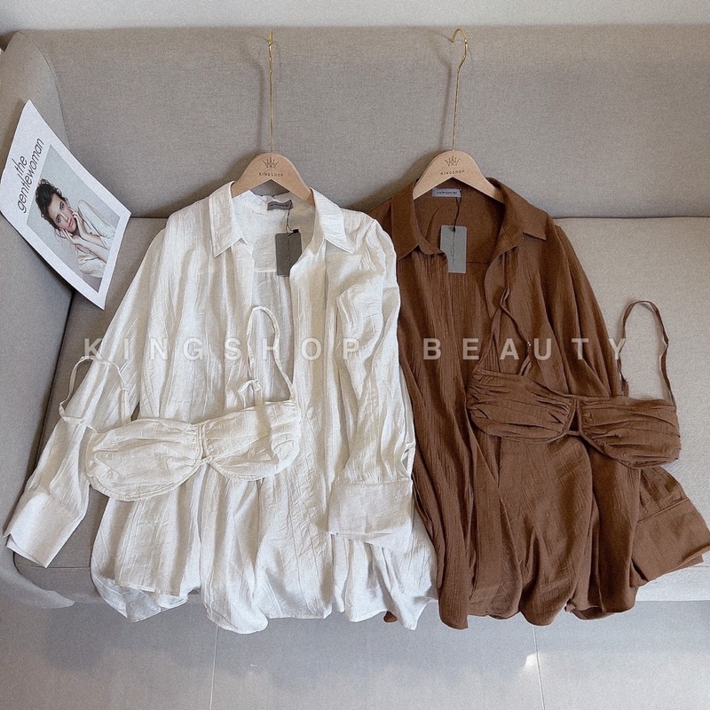 Set Áo Quây mix sơmi