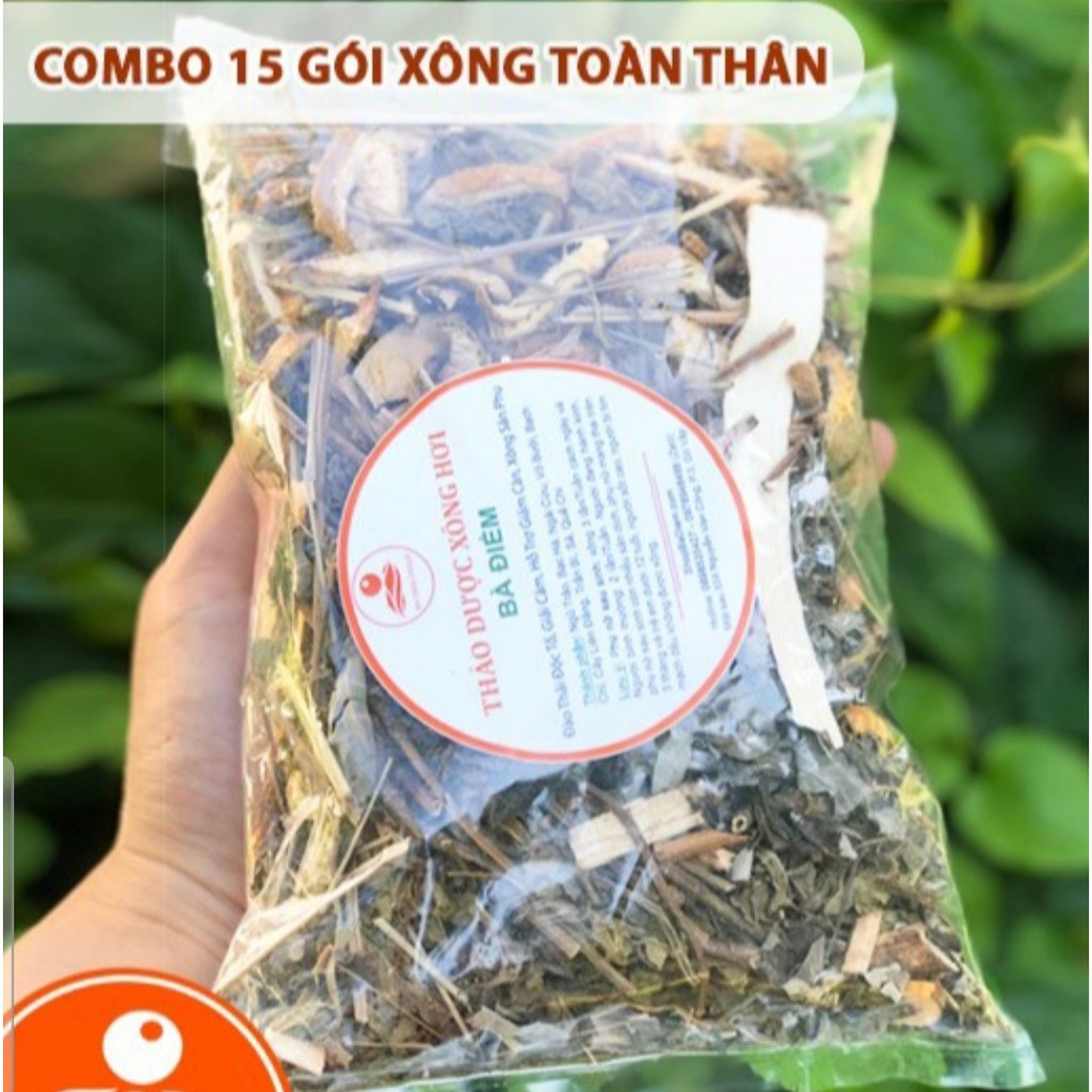 Set 15 Gói Lá Xông Hơi Sau Sinh Liệu Trình 1 Tháng - Lá Xông Cho Bà Đẻ| Lá Xông Sản Phụ