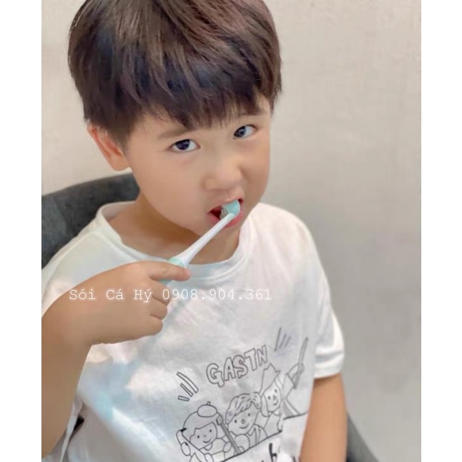 ⚡️Bàn chải đánh răng trẻ em 3 mặt⚡️2-15tuổi
