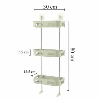 Kệ để đồ 3 tầng đa năng trên bồn vệ sinh