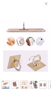 Giá đỡ điện thoại hình chiếc nhẫn iPhone