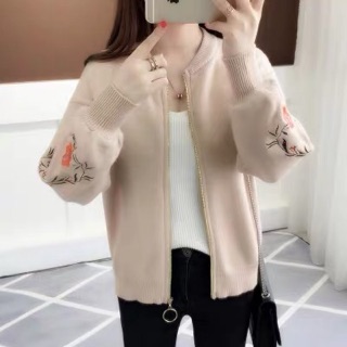 ÁO LEN KÉO KHOÁ NỮ THỜI TRANG