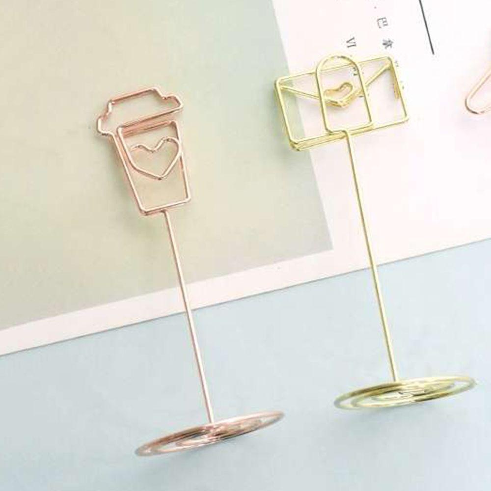 Kẹp Thẻ Giấy Để Bàn Trang Trí Tiệc Cưới Lãng Mạn SHOUKEY