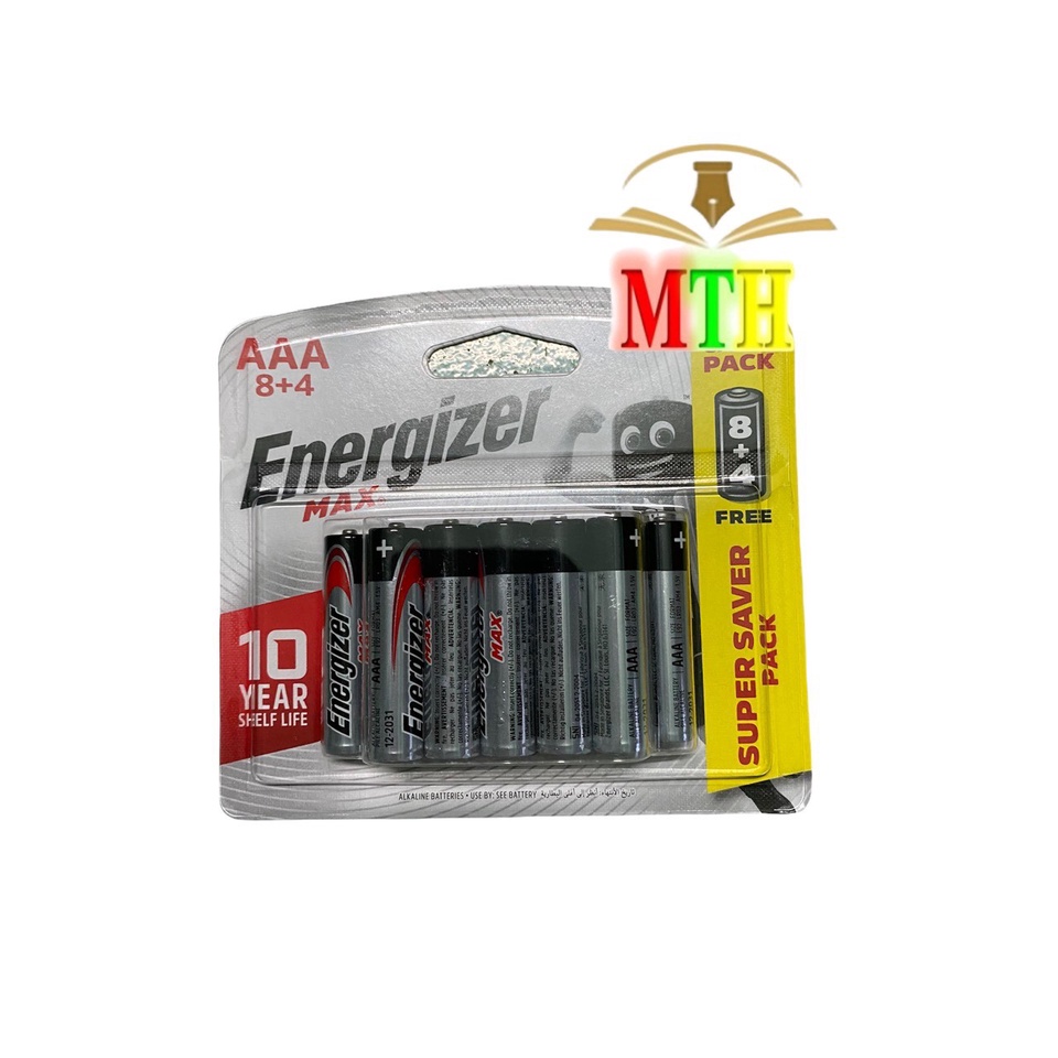 Pin AAA - Pin Energizer 1,5V Siêu Bền - Hàng Chính Hãng