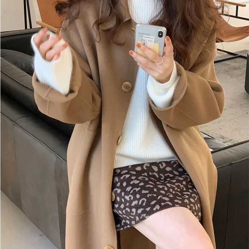 Áo tay dài dáng rộng thời trang Hàn Quốc cho nữ