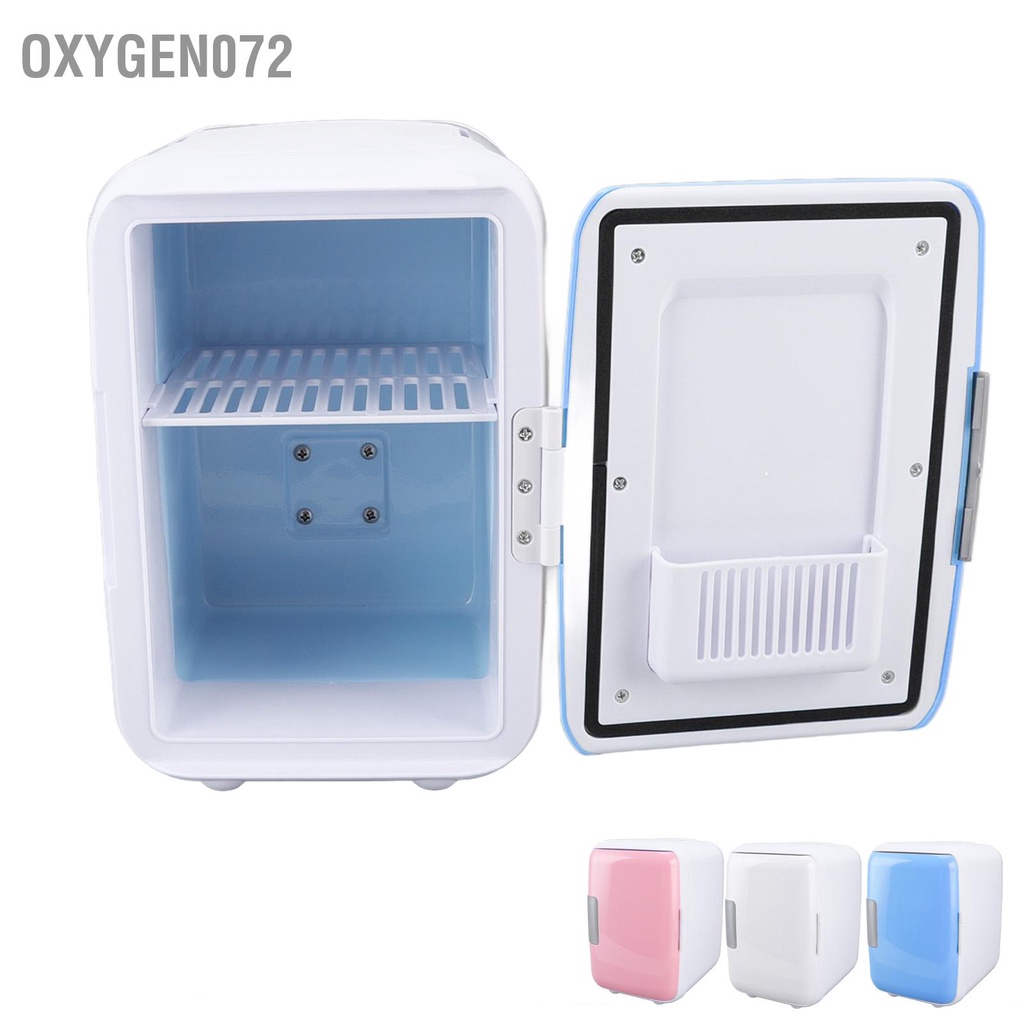 Oxygen072 Tủ lạnh ô tô 4 lít Bảo quản mỹ phẩm ABS bền có thể tháo rời Vách ngăn di động Mini