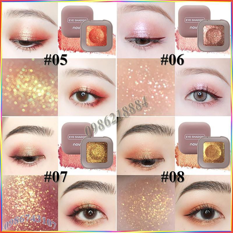 Phấn mắt nhũ lấp lánh Novo Eye Shadow ASN60 | BigBuy360 - bigbuy360.vn