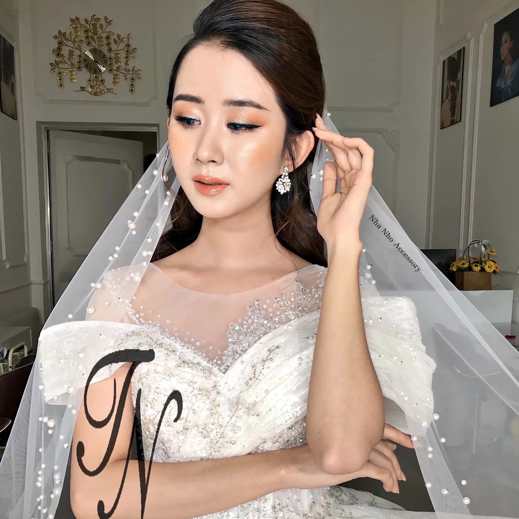 Bông Tai Đá Pha Lê Cho Cô Dâu XAVIA NHÀ NHỎ MS 267