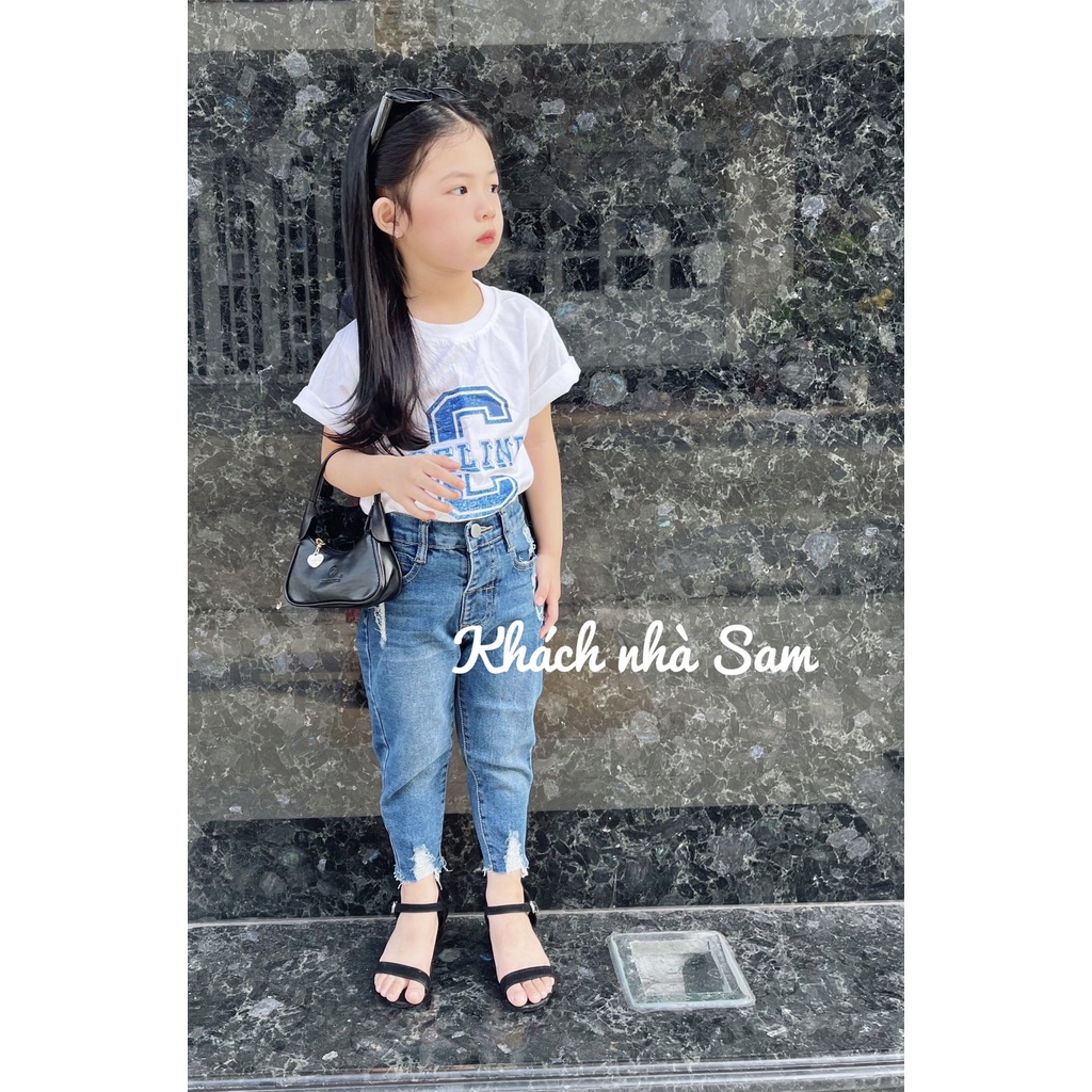 Áo thun tay lỡ Celin e 2022 cho bé &amp; gia đình , áo phông cotton bé trai, gái ,unisex, Samyy_vn