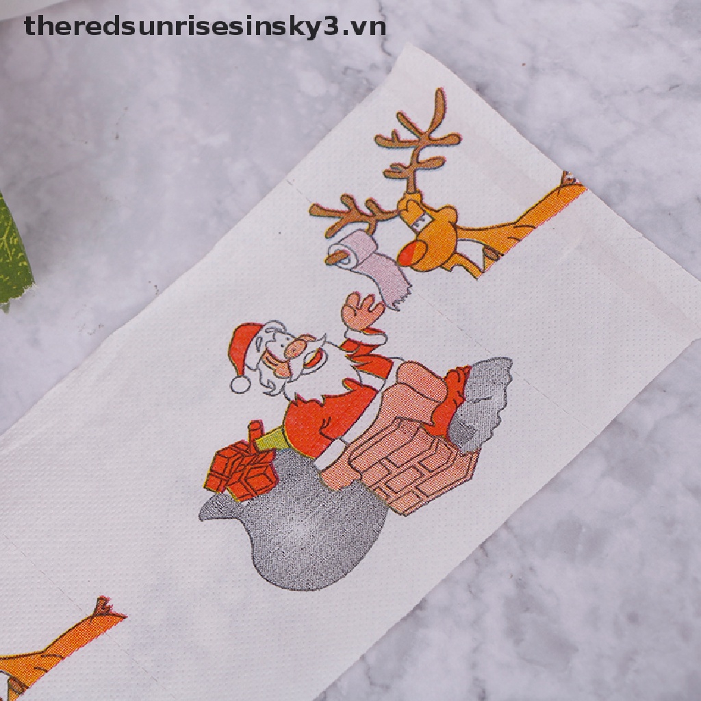 Cuộn Giấy Vệ Sinh Trang Trí Giáng Sinh Đẹp Mắt