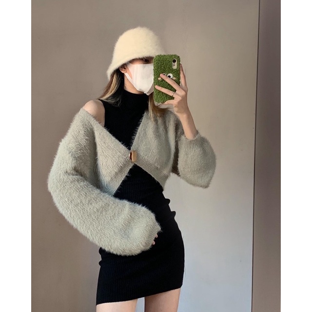 Áo khoác len lông