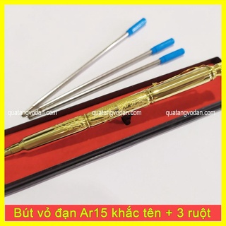 Bút vỏ đạn A15 Khắc tên + 5 ruột đi kèm