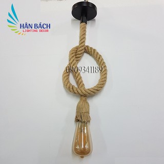 Đèn thả dây thừng một dây 1m