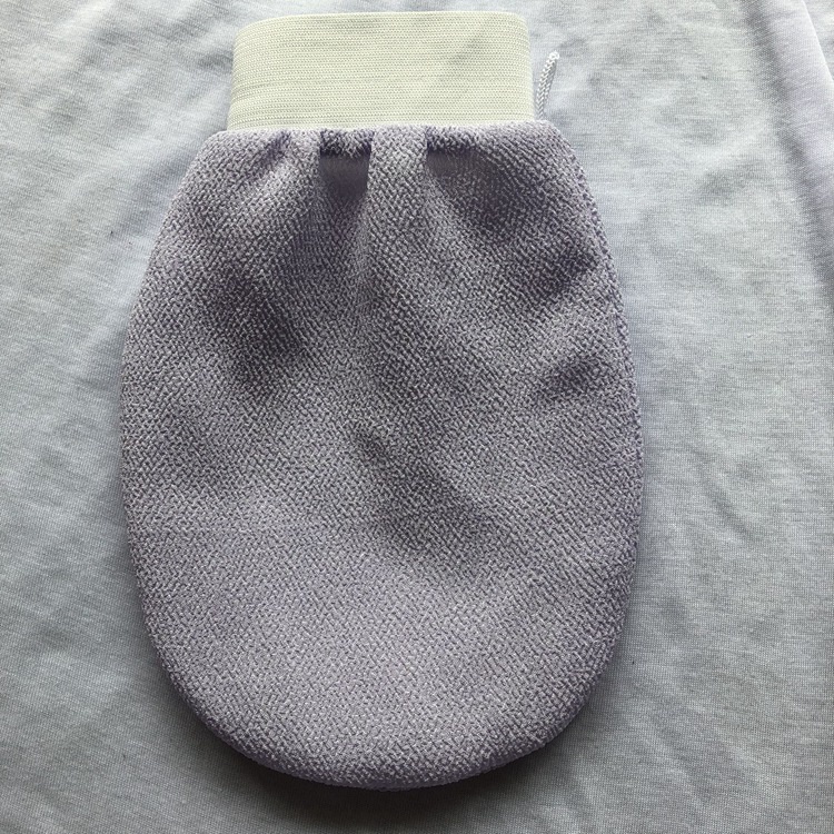 Găng tay đi tắm Bằng Nylon Đơn Sắc Tiện Dụng