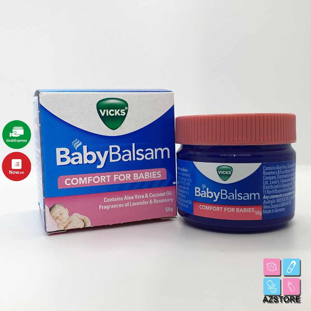 Dầu Vicks Baby Balsam - dầu bôi ấm ngực cho bé