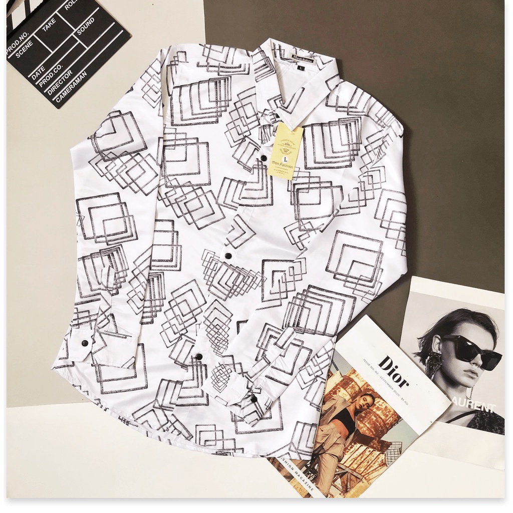 ÁO SƠ MI DÀI TAY NAM PC HÀN QUỐC TÔN DÁNG CHO AE KHANH AN