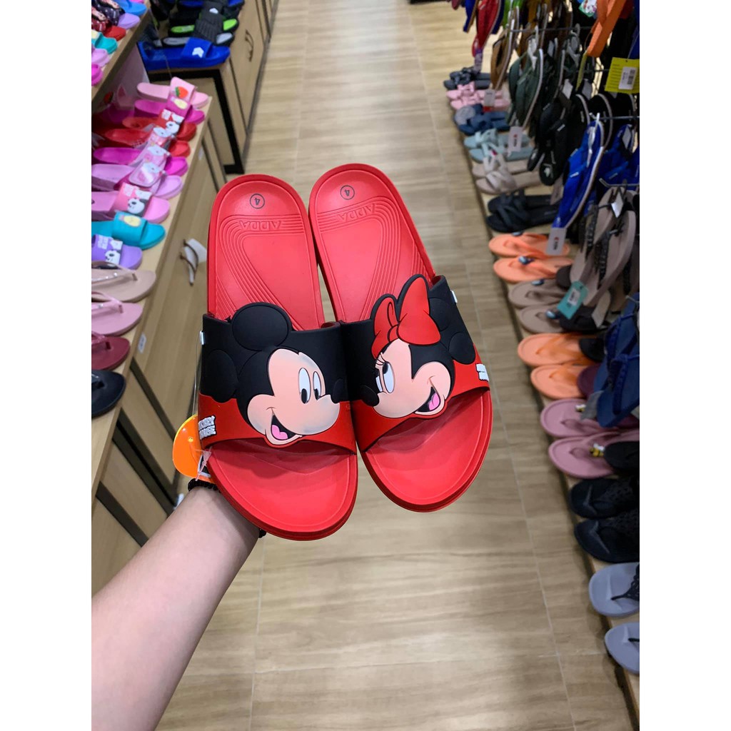 Dép quai ngang - ADDA 3TD01 - Mẫu nữ, đế đúc liền + xốp siêu nhẹ, có rãnh bám,...