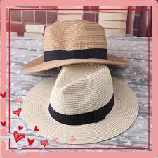 Mũ phớt cói, nón phớt cói đi biển nam và nữ hàng đẹp, dùng được cho cả gia đình - Hồng Hà Boutique